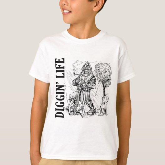 Diggin' Life Kids T-shirt (Voorkant)