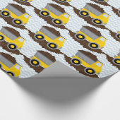 Diggin' omhoog een beetje flauw cadeaupapier (Hoek)