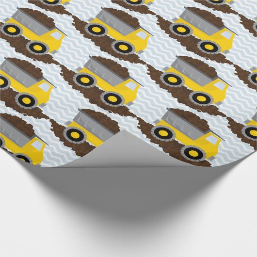 Diggin' omhoog een beetje flauw cadeaupapier (Hoek)