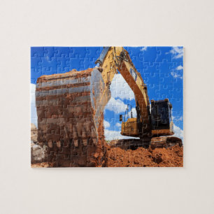 Digging Excavator Legpuzzel