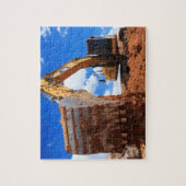 Digging Excavator Legpuzzel (Verticaal)