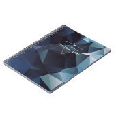 Digging voor Spirituele Pareltjes (donkerblauw) Notitieboek (Linkerzijde)