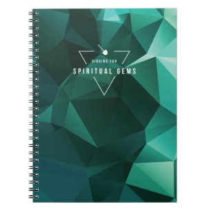 Digging voor Spirituele Pareltjes (emerald) Notitieboek