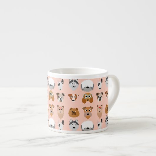 Diggity Do Dog Espresso Kop (Voorkant rechts)