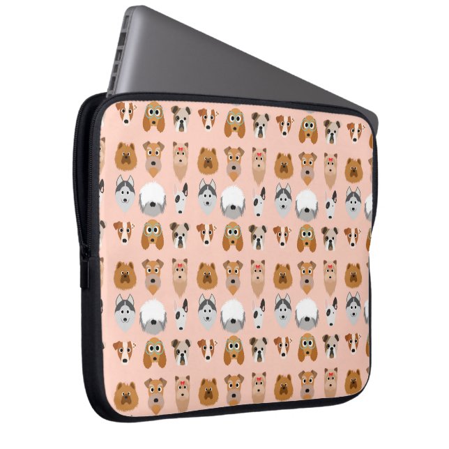 Diggity Do Dog Laptop Sleeve (Voorkant Rechts)