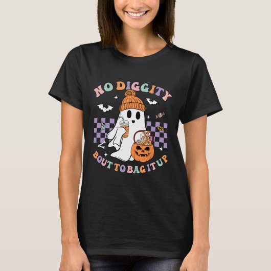 Diggity gaat het Schattigee Ghost Halloween-Kind o T-shirt (Voorkant)