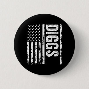 Diggs Achternaam Grappige Achternaam Team Diggs Fa Ronde Button 5,7 Cm
