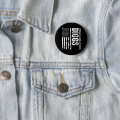 Diggs Achternaam Grappige Achternaam Team Diggs Fa Ronde Button 5,7 Cm (In situ)