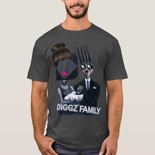 Diggz-familie T-shirt (Voorkant)