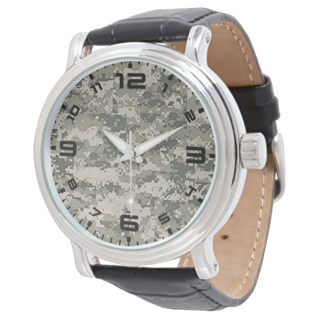 Digi Camouflage Watch Horloge (Gekanteld)