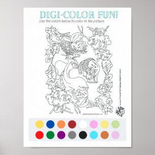 Digi-color plezier! poster