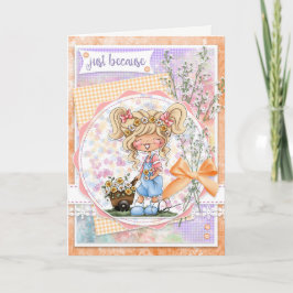 Digi Doodles gewoon omdat Wenskaart Kaart