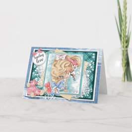 Digi Doodles Sending Love Wenskaart Kaart