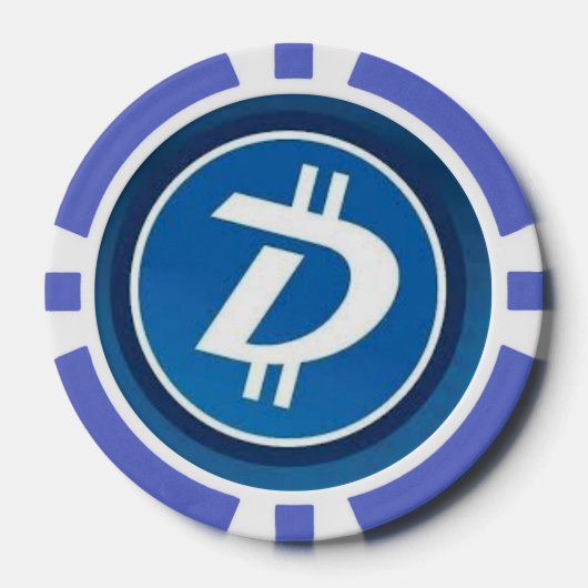 Digibyte Clay Poker Chips (Voorkant)