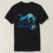 DigiByte Crypto BULLRUN HODL DGB Token om Milli te T-shirt (Design voorkant)