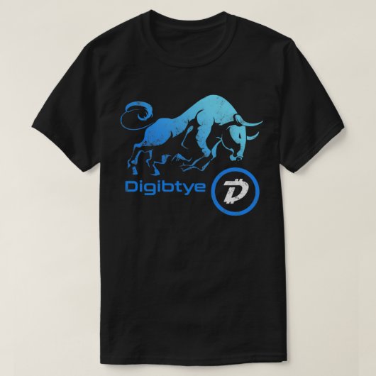 DigiByte Crypto BULLRUN HODL DGB Token om Milli te T-shirt (Design voorkant)