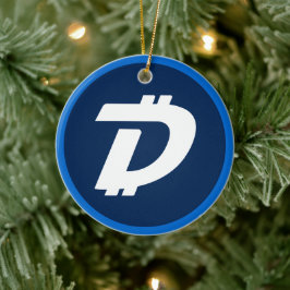 Digibyte (DGB) cryptocurrency blockchain Keramisch Ornament