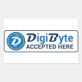 Digibytestickers Rechthoekige Sticker