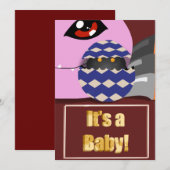 Digimon Baby shower Kaart (Voorkant / Achterkant)