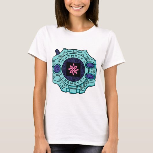 Digimon Digivice Digidestined of Light Womens T-shirt (Voorkant)