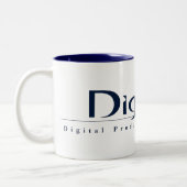 DigiPro_Logo_Mok Tweekleurige Koffiemok (Links)