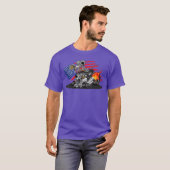 DigiRods Rat Rod Racer American Flaming Hot Rod Ca T-shirt (Voorkant volledig)