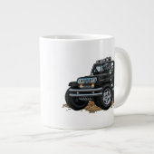 DigiRods Rat Rod Racer Black 4x4 Off Road Vehicle Grote Koffiekop (Voorkant rechts)