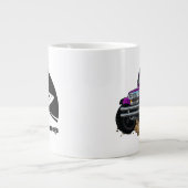 DigiRods Rat Rod Racer Paars 4x4 Off Road Vehicle Grote Koffiekop (Voorkant)