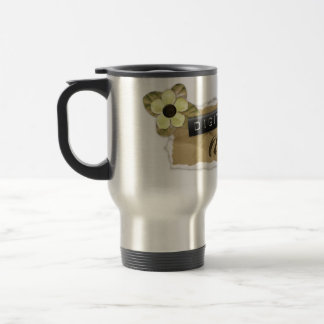 DigiShopTalk Torn Paper Travel Mug Reisbeker