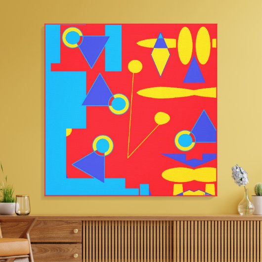 Digisketch 24-A Canvas Afdruk (Insitu (Woonkamer))