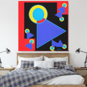 Digisketch 30 canvas afdruk (Insitu (Slaapkamer))