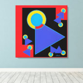 Digisketch 30 canvas afdruk (Insitu (Houten vloer))