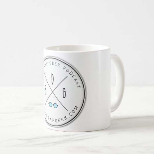 Digisshit Geek Podcast Logo Mok (Voorkant rechts)