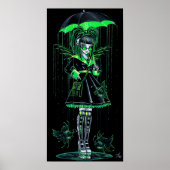 Digit Green Cybergoth Android Fairy Poster (Voorkant)
