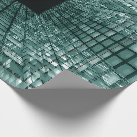 Digitaal 3D kubus ontwerp Cadeaupapier (Hoek)