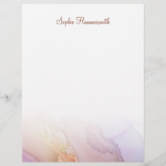 Digitaal Abstract kunststofpapier Briefhoofd (Voorkant)