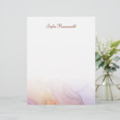 Digitaal Abstract kunststofpapier Briefhoofd (Staand voorkant)