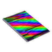 Digitaal abstract: multicolor grafisch ontwerp. notitieboek (Rechterzijde)