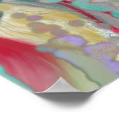 Digitaal Abstract poster trendy decor (Hoek)