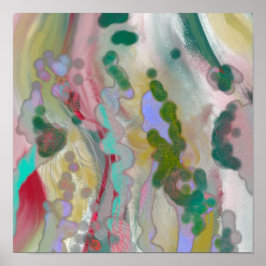 Digitaal Abstract poster trendy decor