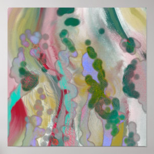 Digitaal Abstract poster trendy decor