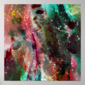 Digitaal Abstract poster trendy decor (Voorkant)