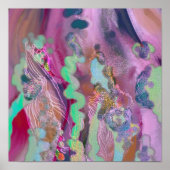 Digitaal Abstract poster trendy decor (Voorkant)