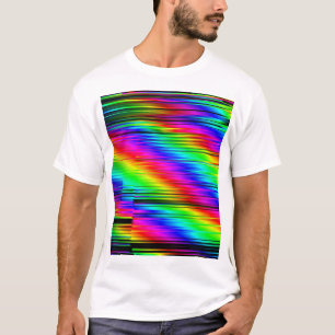 Digitaal Abstract: veelkleurig grafisch ontwerp. T-shirt