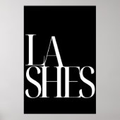 Digitaal afdrukbaar Lash Poster - Wimperextensie (Voorkant)