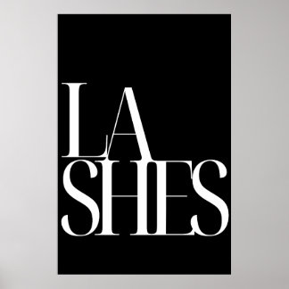 Digitaal afdrukbaar Lash Poster - Wimperextensie