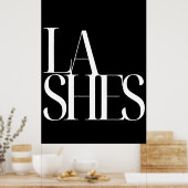 Digitaal afdrukbaar Lash Poster - Wimperextensie (Keuken)