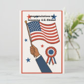 Digitaal Amerikaans Wenskaart Feestdagenkaart (Staand voorkant)