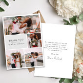 [Digitaal beschikbaar] Foto Bruiloft dank u kaarte Kaart