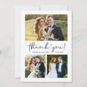 [Digitaal beschikbaar] Huwelijksfoto Dank u kaart (Voorkant)